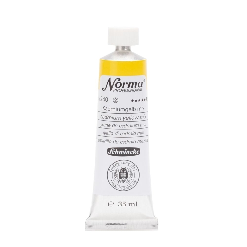 Norma oil color 35 ml, cadmium yellow  (g.p. 1L=225,42€)